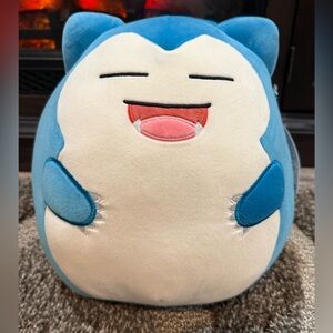 Pokemon Snorlax Plush in Blue and Cream Colors